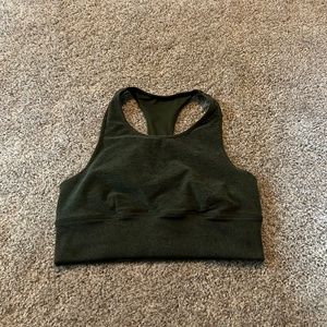 Alo Yoga Sports Bra Dark Green (M)